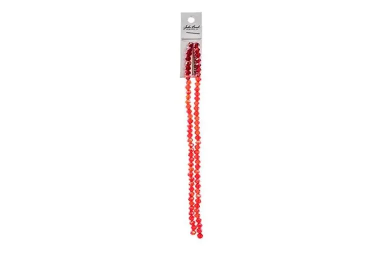 Crystal Lane 7-inch Strands 4x6mm Rondelle Opaque White Matte