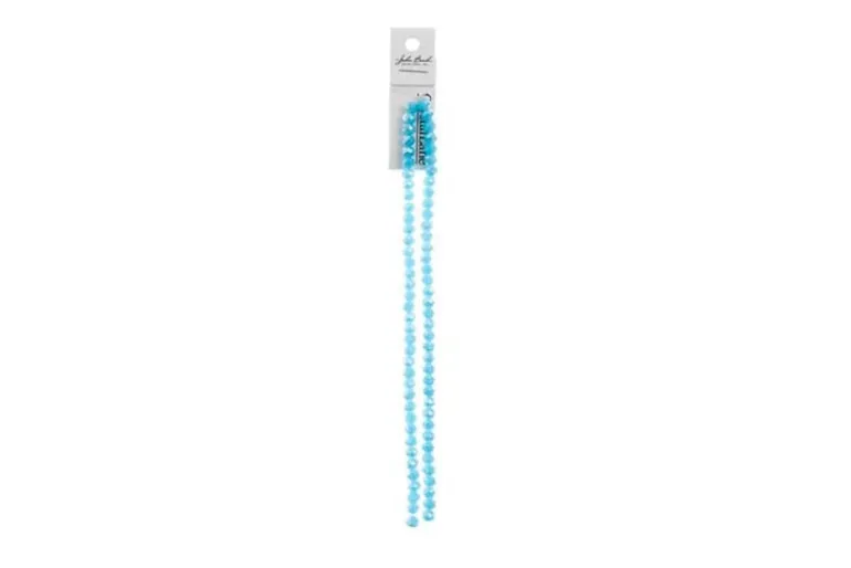 Crystal Lane 7-inch Strands 4x6mm Rondelle Opaque White Matte