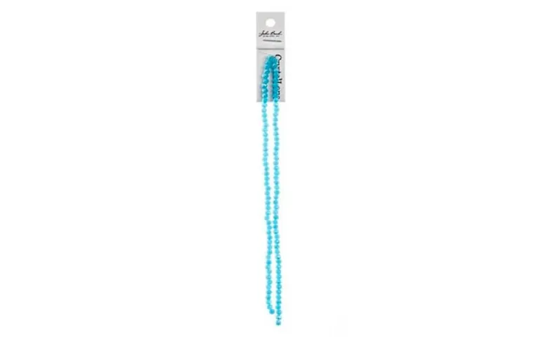 Crystal Lane 7-inch Strands 3x4mm Rondelle Transparent Amber