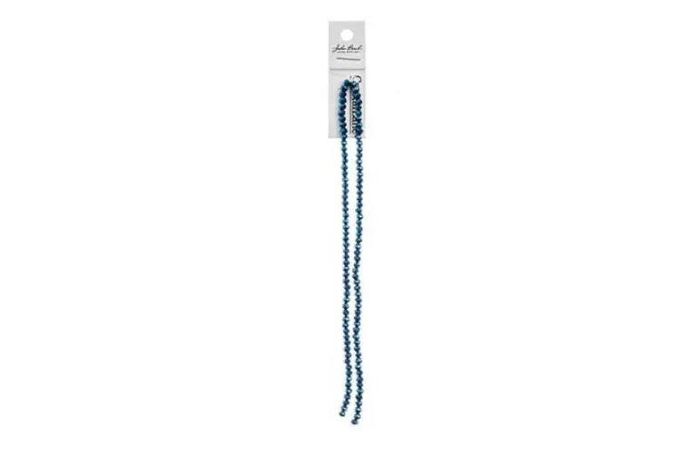 Crystal Lane 7-inch Strands 3x4mm Rondelle Opaque Periwinkle