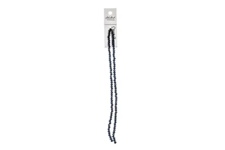 Crystal Lane 7-inch Strands 3x4mm Rondelle Opaque Periwinkle