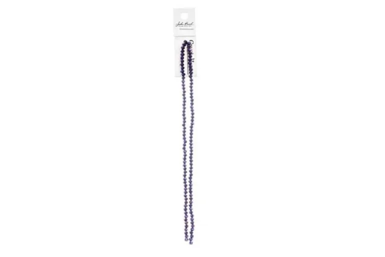 Crystal Lane 7-inch Strands 3x4mm Rondelle Opaque Periwinkle