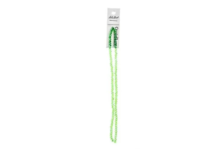 Crystal Lane 7-inch Strands 3x4mm Rondelle Opaque Turquoise Blue