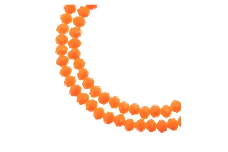 Crystal Lane 7-inch Strands 3x4mm Rondelle Transparent Yellow