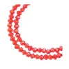 Crystal Lane 7-inch Strands 3x4mm Rondelle Opaque Red
