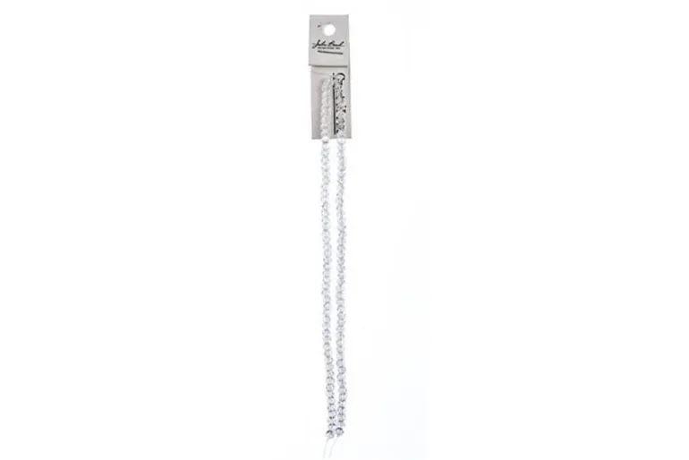 Crystal Lane 7-inch Strands 3x4mm Rondelle Transparent Red AB