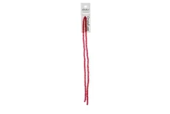 Crystal Lane 7-inch Strands 3x4mm Rondelle Transparent Red AB
