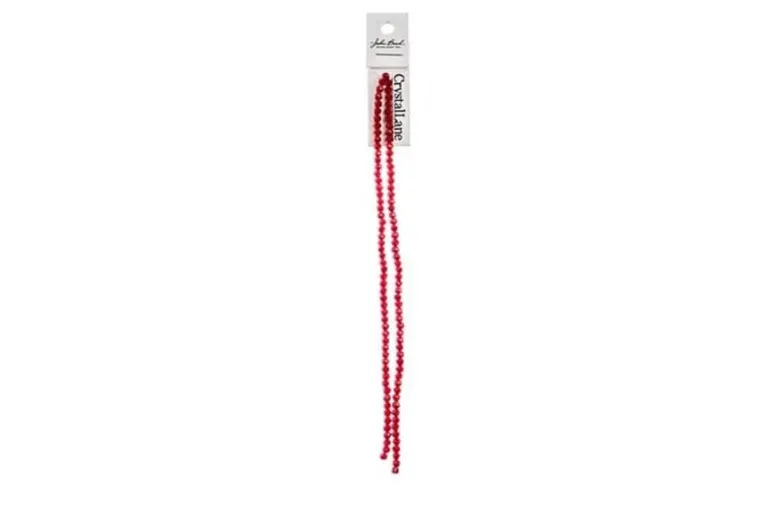 Crystal Lane 7-inch Strands 3x4mm Rondelle Transparent Crystal AB