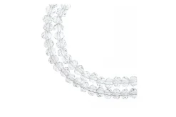 Crystal Lane 7-inch Strands 3x4mm Rondelle Transparent Crystal AB