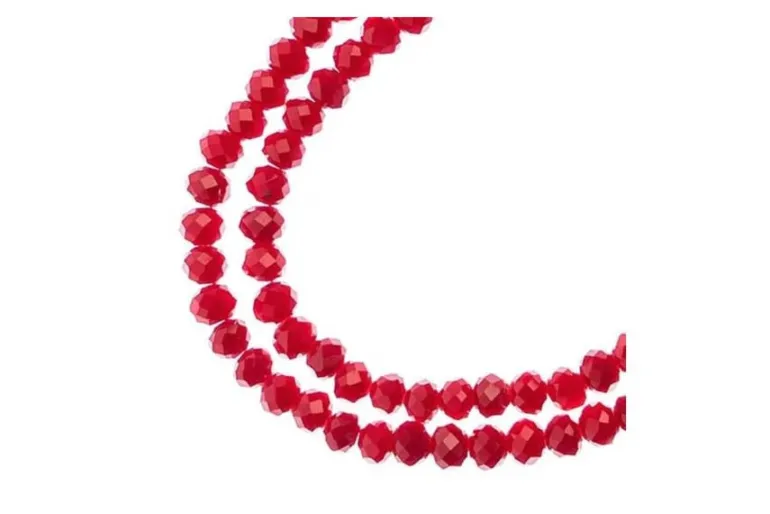 Crystal Lane 7-inch Strands 3x4mm Rondelle Transparent Crystal AB
