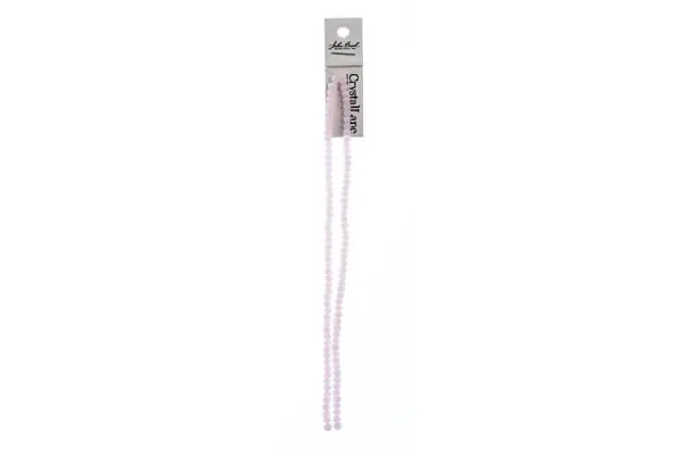 Crystal Lane 7-inch Strands 3x4mm Rondelle Transparent Crystal AB