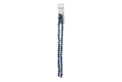 Crystal Lane 7-inch Strands 6x8mm Rondelle Opaque Black