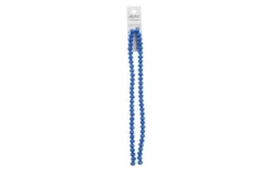 Crystal Lane 7-inch Strands 6x8mm Rondelle Opaque Purple Iris