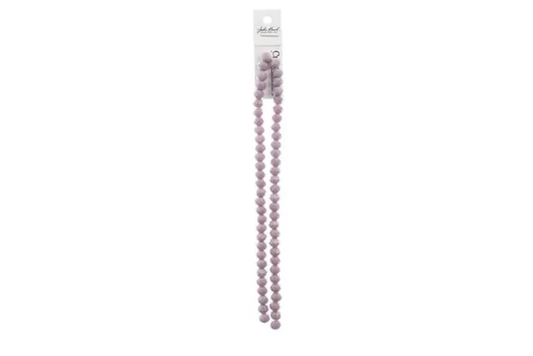 Crystal Lane 7-inch Strands 6x8mm Rondelle Opaque Blue Iris