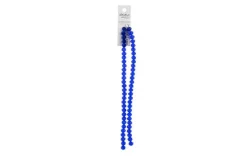 Crystal Lane 7-inch Strands 6x8mm Rondelle Opaque Blue Iris