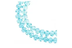 Crystal Lane 7-inch Strands 6x8mm Rondelle Transparent Yellow