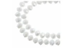 Crystal Lane 7-inch Strands 6x8mm Rondelle Transparent Red