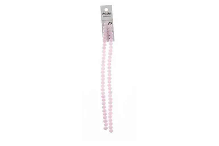 Crystal Lane 7-inch Strands 6x8mm Rondelle Transparent Red AB