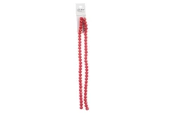 Crystal Lane 7-inch Strands 6x8mm Rondelle Opaque Pink
