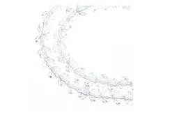 Crystal Lane 7-inch Strands 6x8mm Rondelle Transparent Crystal AB