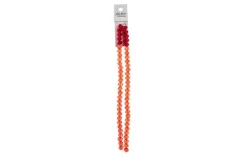 Crystal Lane 7-inch Strands 6x8mm Rondelle Opaque White AB