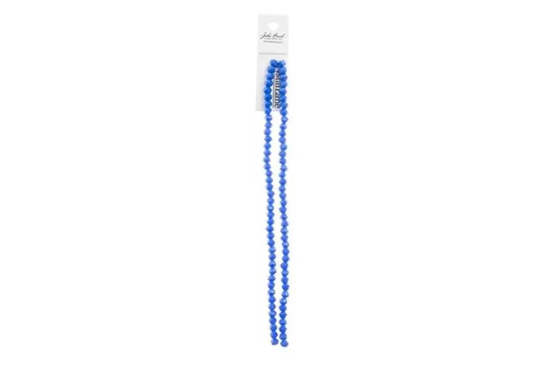 Crystal Lane 7-inch Strands 4x6mm Rondelle Transparent Amber