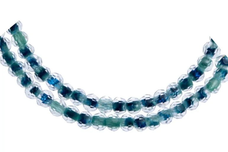 Crystal Lane Purple Rondelle Beads, 4mm