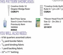 Cut Loose Press Cotton Candy Quilt Sewing Pattern