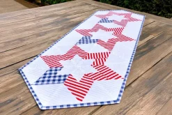 Cut Loose Press O Say Can You See Table Runner Sewing Pattern