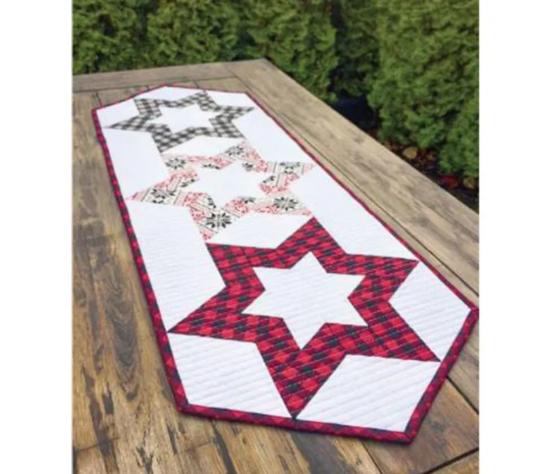 Cut Loose Press O Say Can You See Table Runner Sewing Pattern