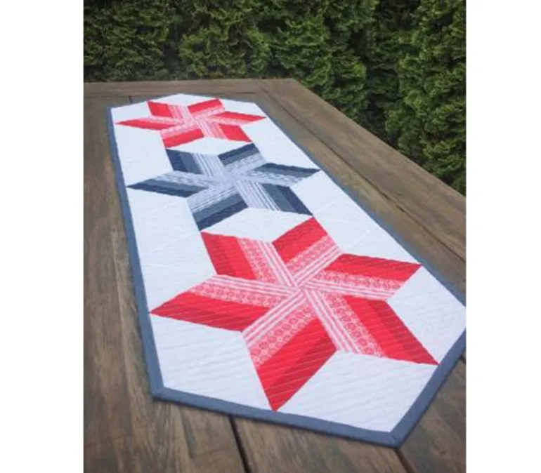 Cut Loose Twirl N Spin Table Runner Quilt Pattern