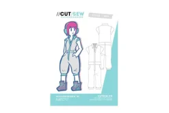 Cut/Sew Flight Suit Cosplay Sewing Pattern