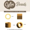 Cylin 11/0 Cylindrical Seed Beads, 25g