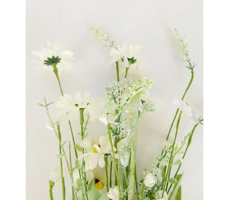 22″ Daisy Bundle, White