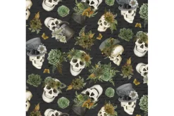 Dark Academia Skulls and Succulents