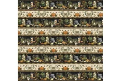 Dark Academia Spiders and Webs on Sage Green