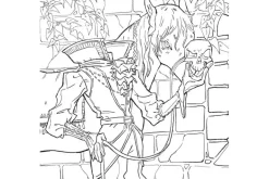 Dark Magic: A Gothic Fantasy Coloring Book