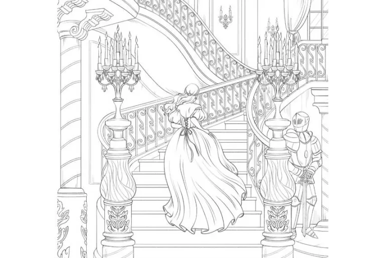 Dark Magic: A Gothic Fantasy Coloring Book