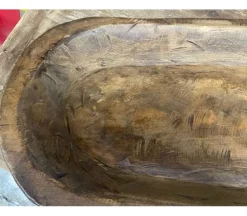 Dark Rustic Dough Bowl – Large (38″ x 12″ x 4″)