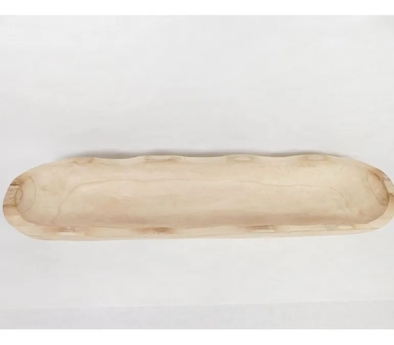 Dark Rustic Dough Bowl – Large (38″ x 12″ x 4″)