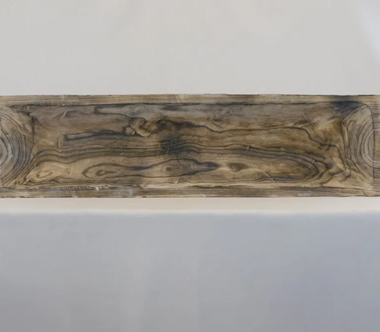 Dark Rustic Dough Bowl – Large (38″ x 12″ x 4″)