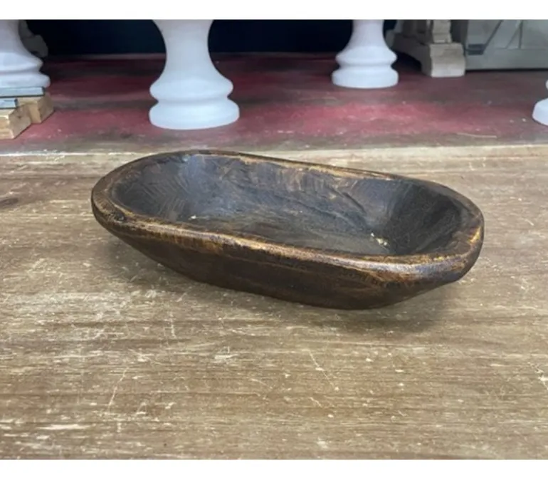 Dark Rustic Dough Bowl – Petite