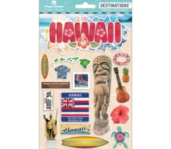 3D Destination Stickers – Hawaii