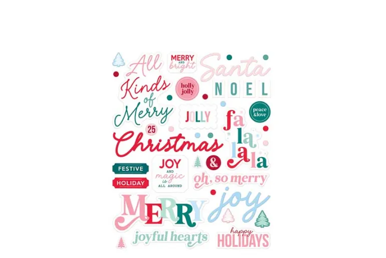 Dear Santa Die Cut Sentiments