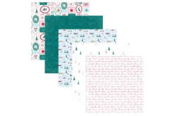 Dear Santa Poinsettias Dimensional Stickers