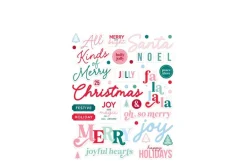 Dear Santa Puffy Stickers