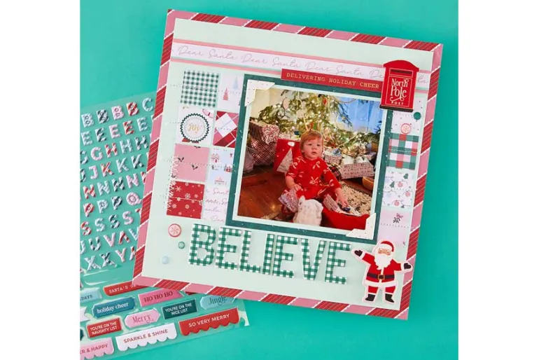Dear Santa Puffy Stickers