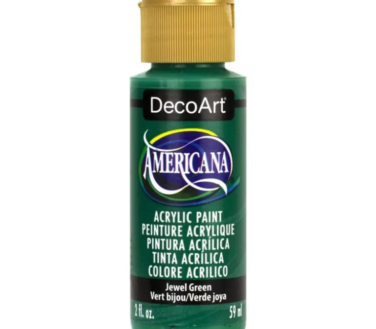 DecoArt Americana Acrylic Paint – 2-ounce – Jewel Green