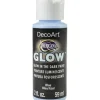 DecoArt Americana Glow in the Dark Acrylic Paint – 2-ounce – Blue