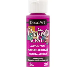 DecoArt Crafters Acrylic All-Purpose Paint – 2-ounce – Pink Raspberry